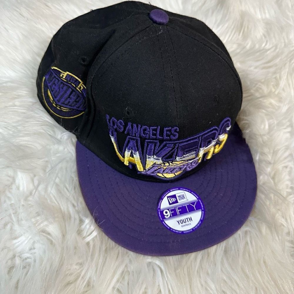 Los Angeles Lakers NBA Basketball YOUTH New Era 9FIFTY Snap Back Cap Hat LA